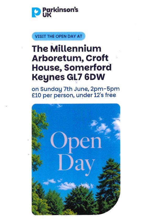Parkinson's UK Open Day at The Millennium Arboretum, Croft House, Somerford Keynes